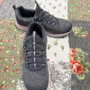 Athletic Works Women's Gray and Pink Sneakers